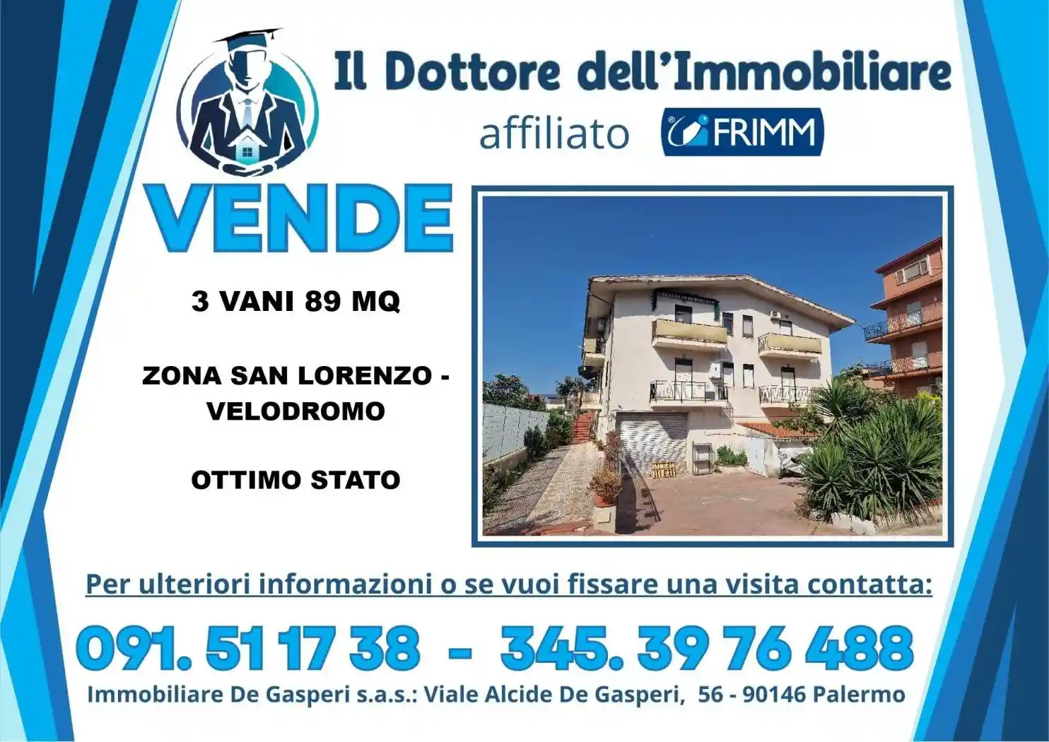 Appartamento in vendita a Palermo