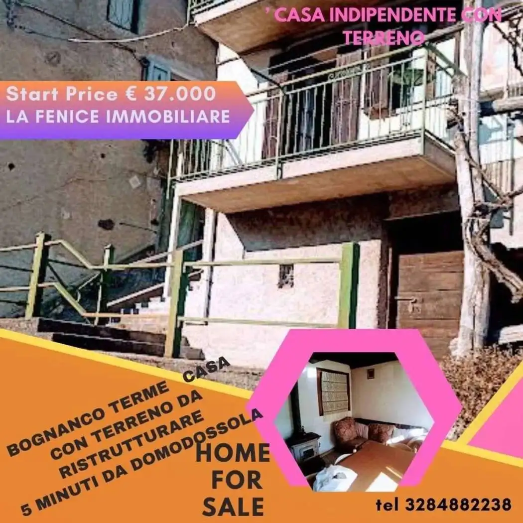 Villa in vendita a Bognanco