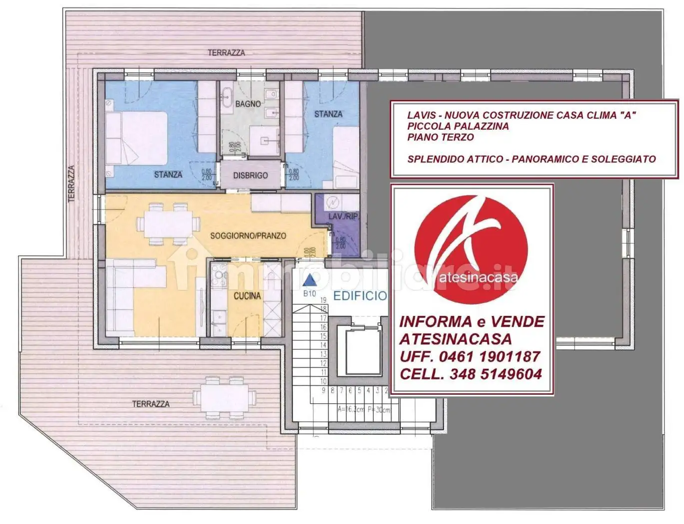 Attico - Mansarda in vendita a Lavis