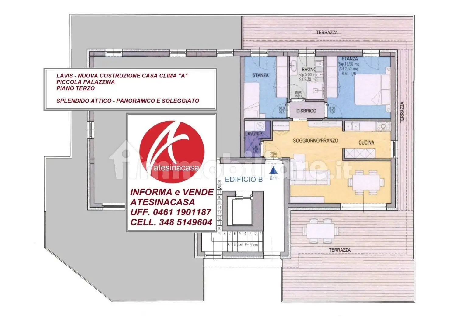 Attico - Mansarda in vendita a Lavis