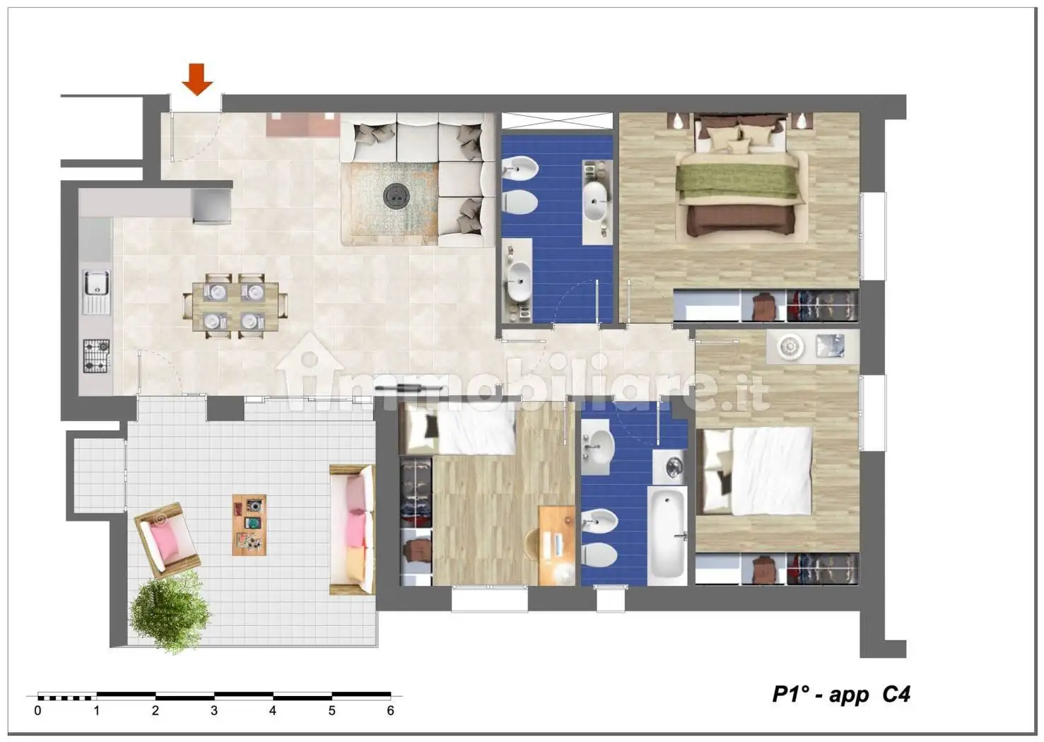 Appartamento in vendita a Budrio