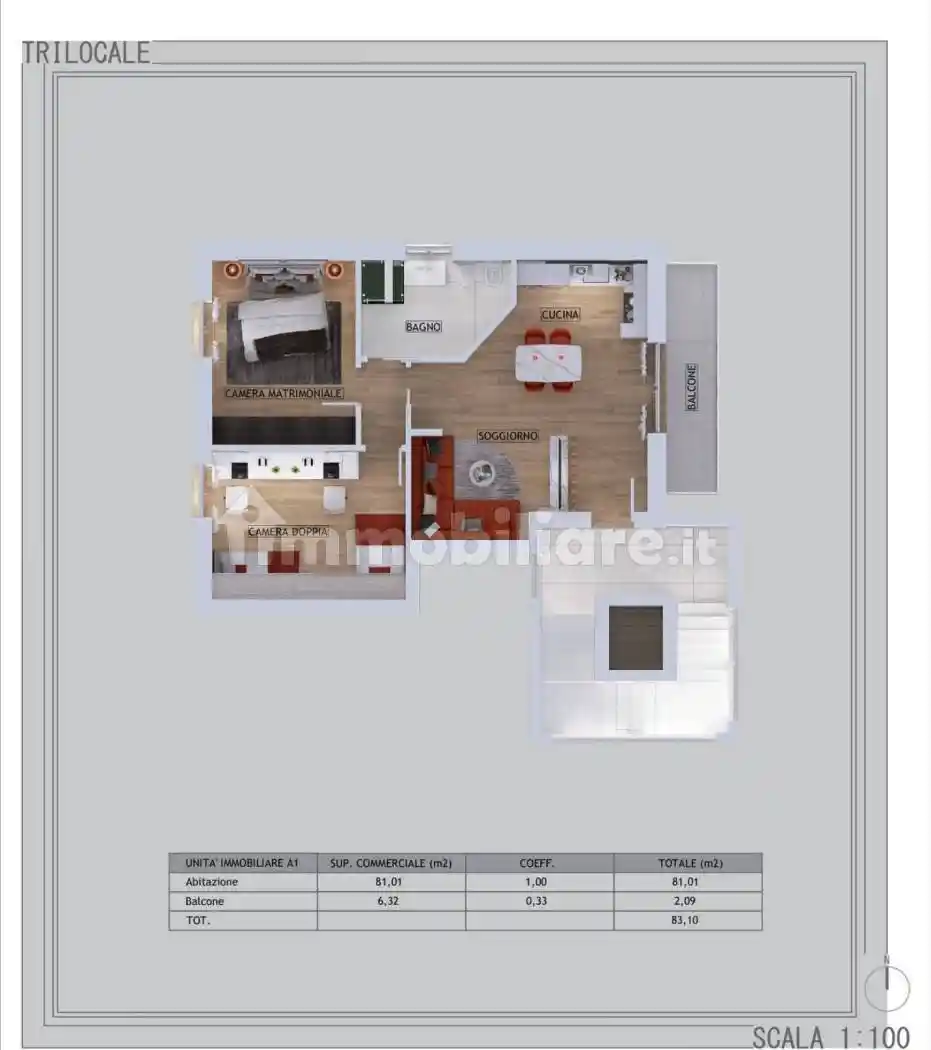 Appartamento in vendita a Casazza
