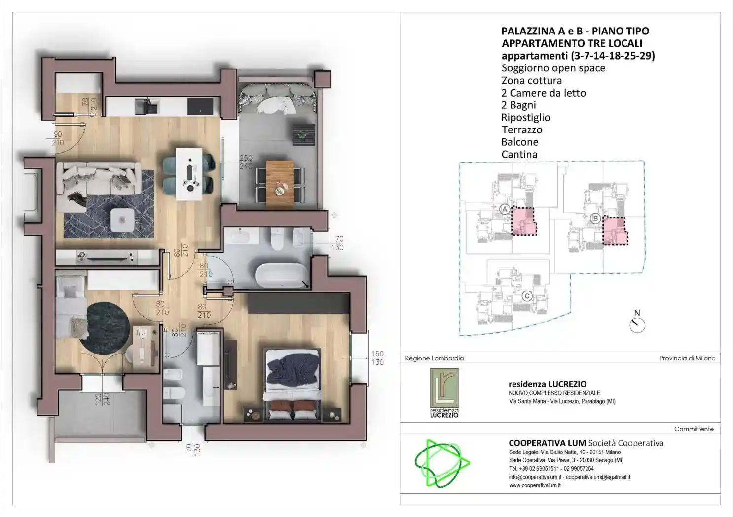 Appartamento in vendita a Parabiago