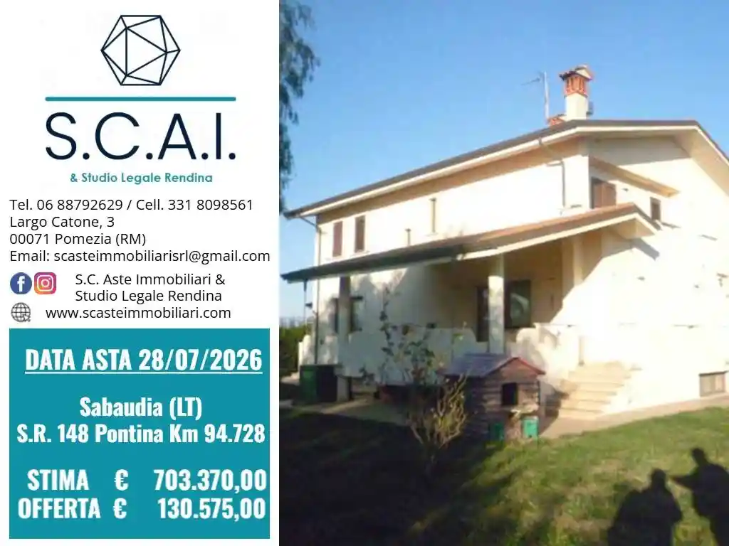 Villa in vendita a Sabaudia