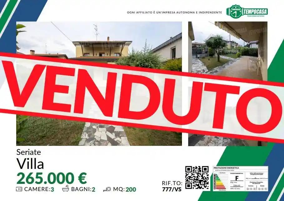 Villa in vendita a Seriate