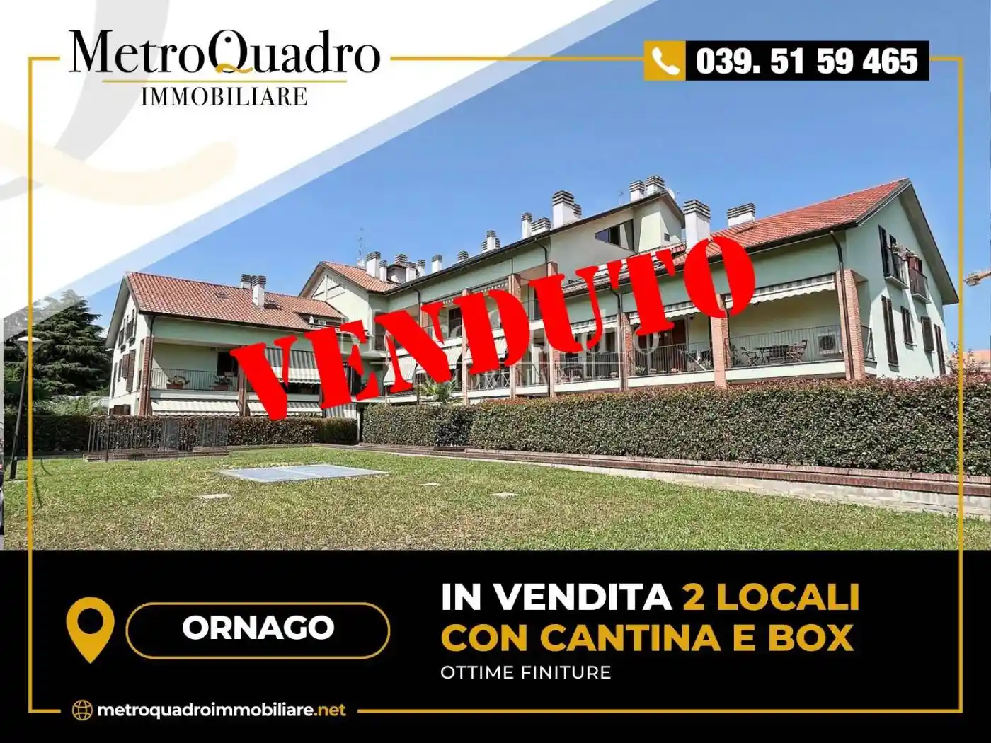 Appartamento in vendita a Ornago