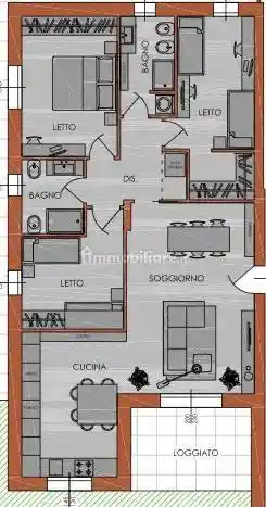 Appartamento in vendita a Piacenza