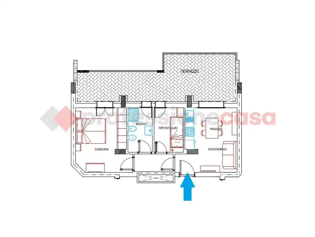 Trilocale via Gorizia, Snc, Centro, Alba Adriatica - foto 2