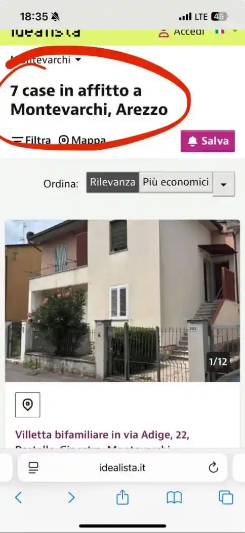 Villa in vendita a Montevarchi