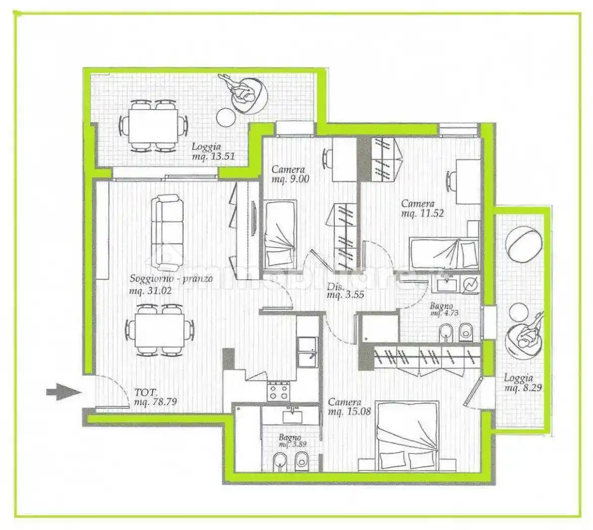 Appartamento in vendita a Albignasego