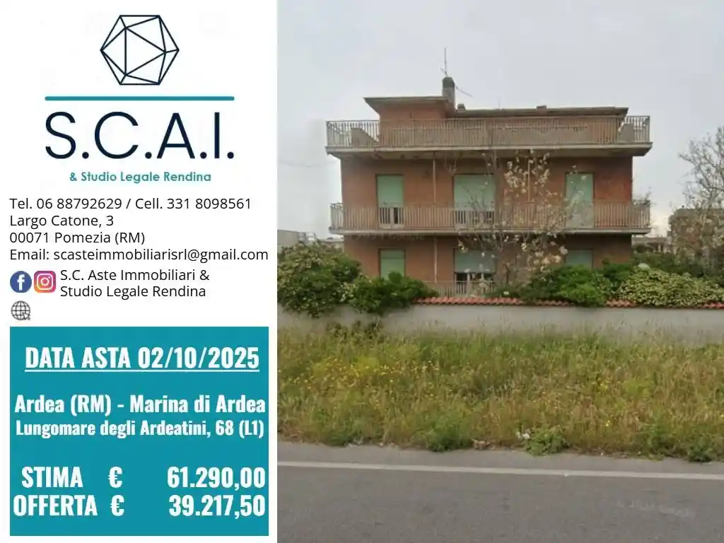 Appartamento in vendita a Ardea