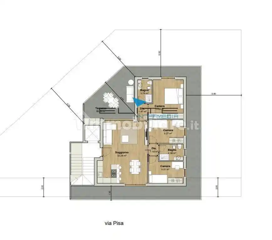 Quadrilocale via Pisa, Stazione Centrale - Corso Vittorio, Pescara - foto 3