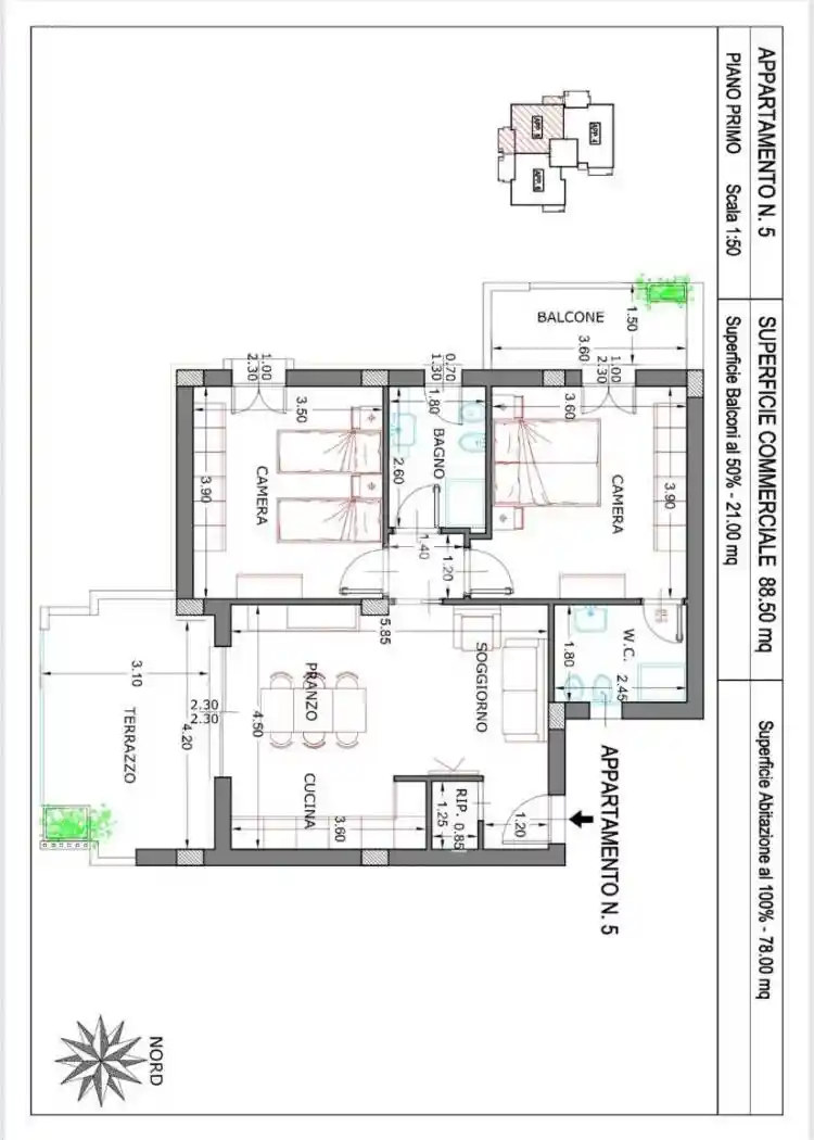 Trilocale via Certosa, Nereto - foto 5