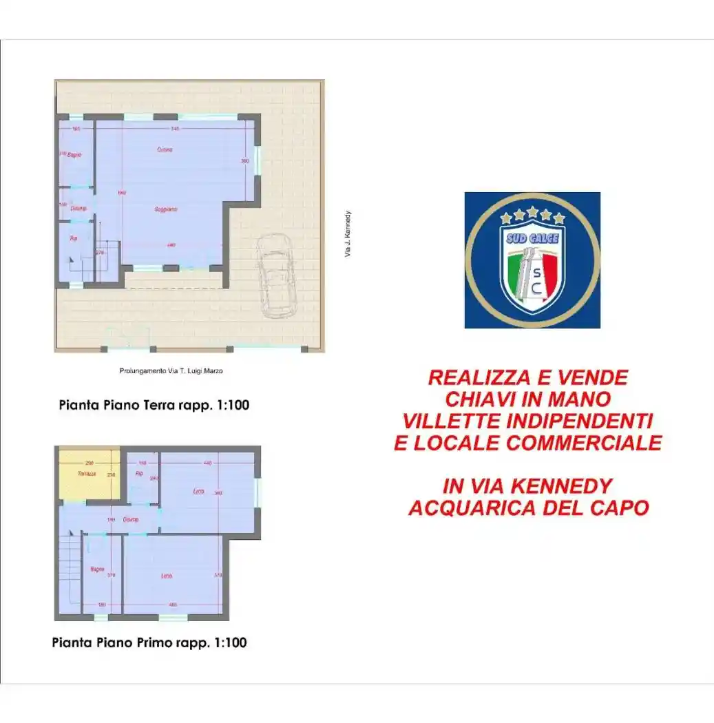 Villetta a schiera in vendita a Presicce-Acquarica