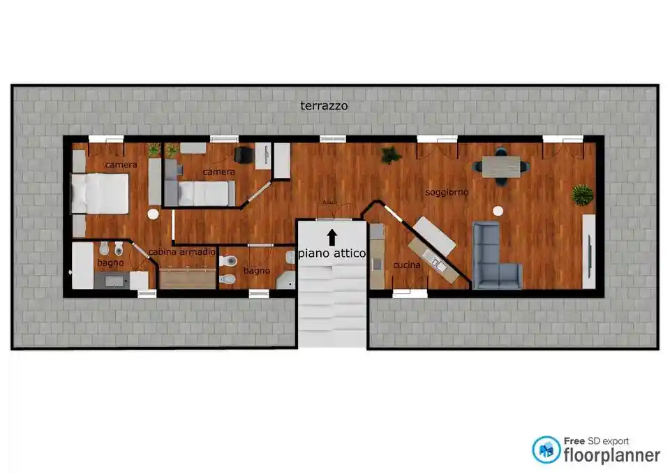 Attico via Pio IX 32, Boccea, Roma - foto 2