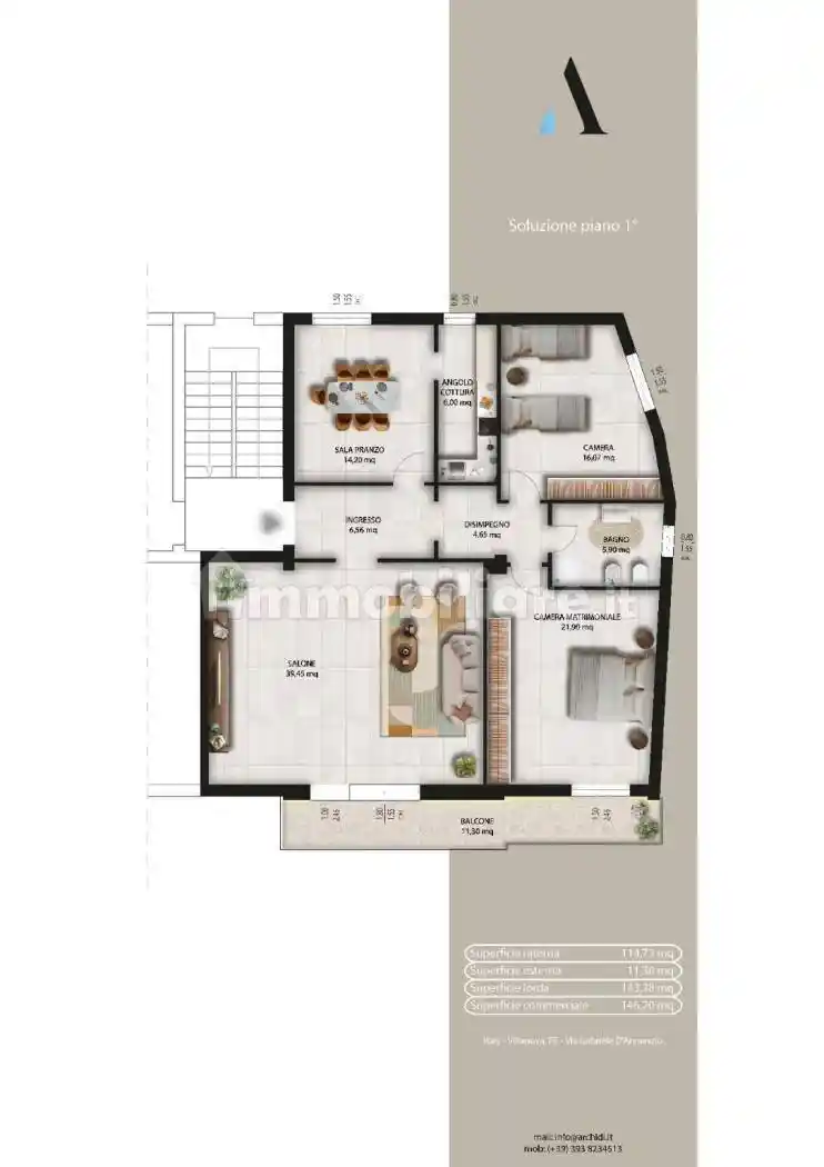 Trilocale via Gabriele D'Annunzio 79, Villanova, Cepagatti - foto 4