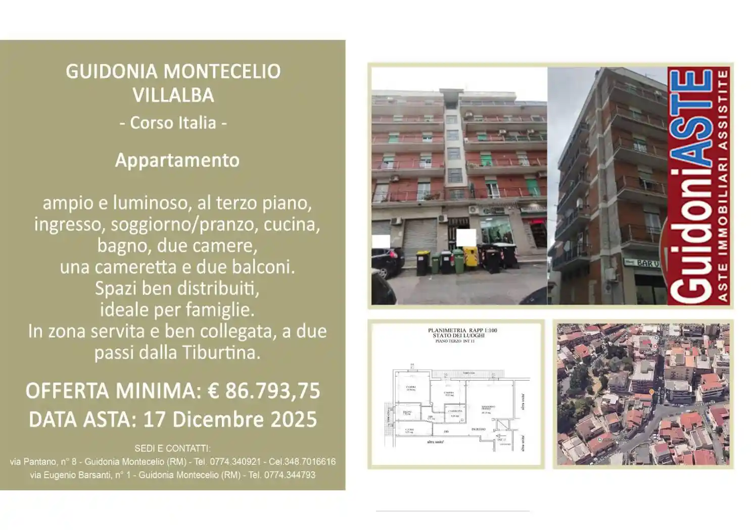 Appartamento in vendita a Guidonia Montecelio