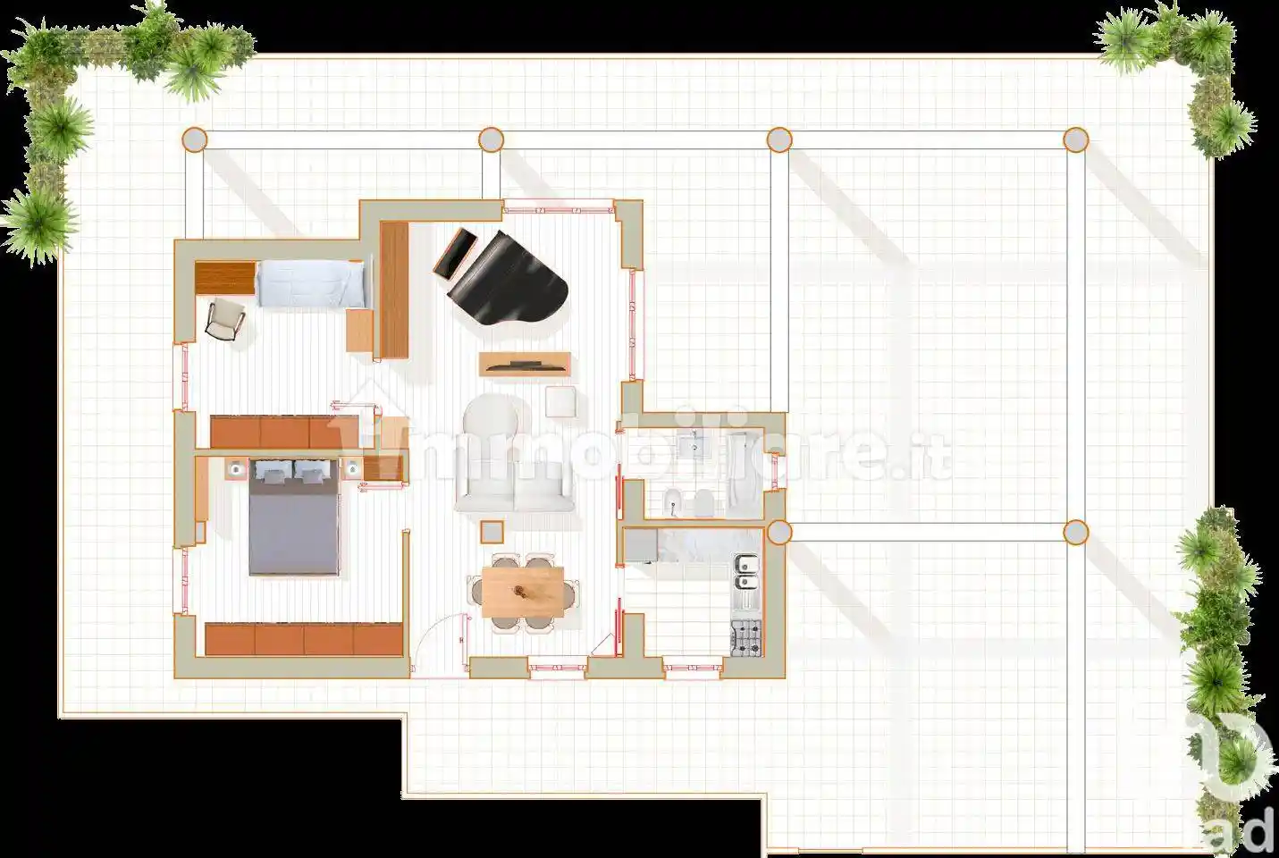 Attico via di Acilia, Acilia, Roma - foto 3