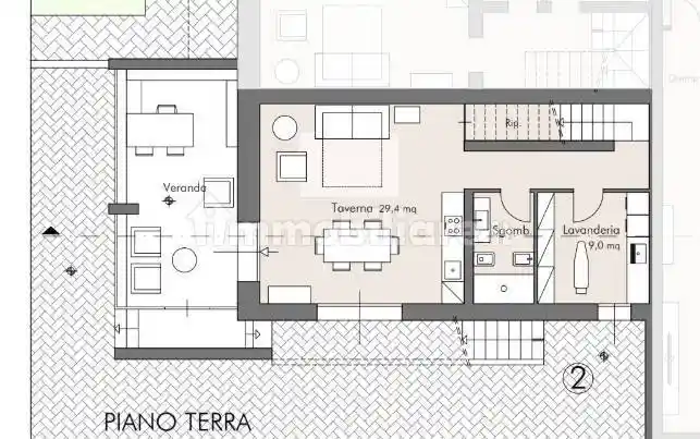 Villetta a schiera in vendita a Cascina