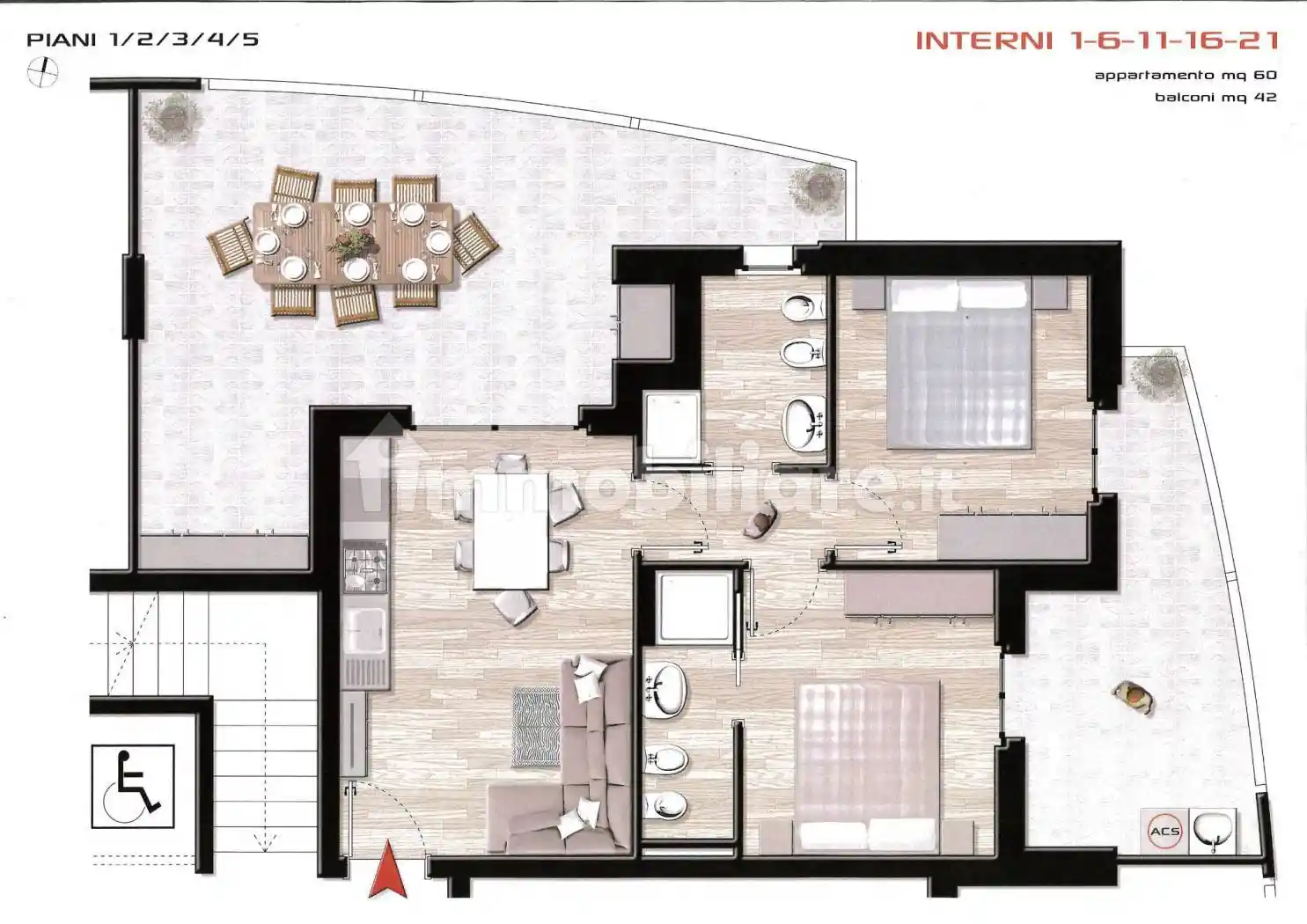 Trilocale via Rodi, Centro, Alba Adriatica - foto 2