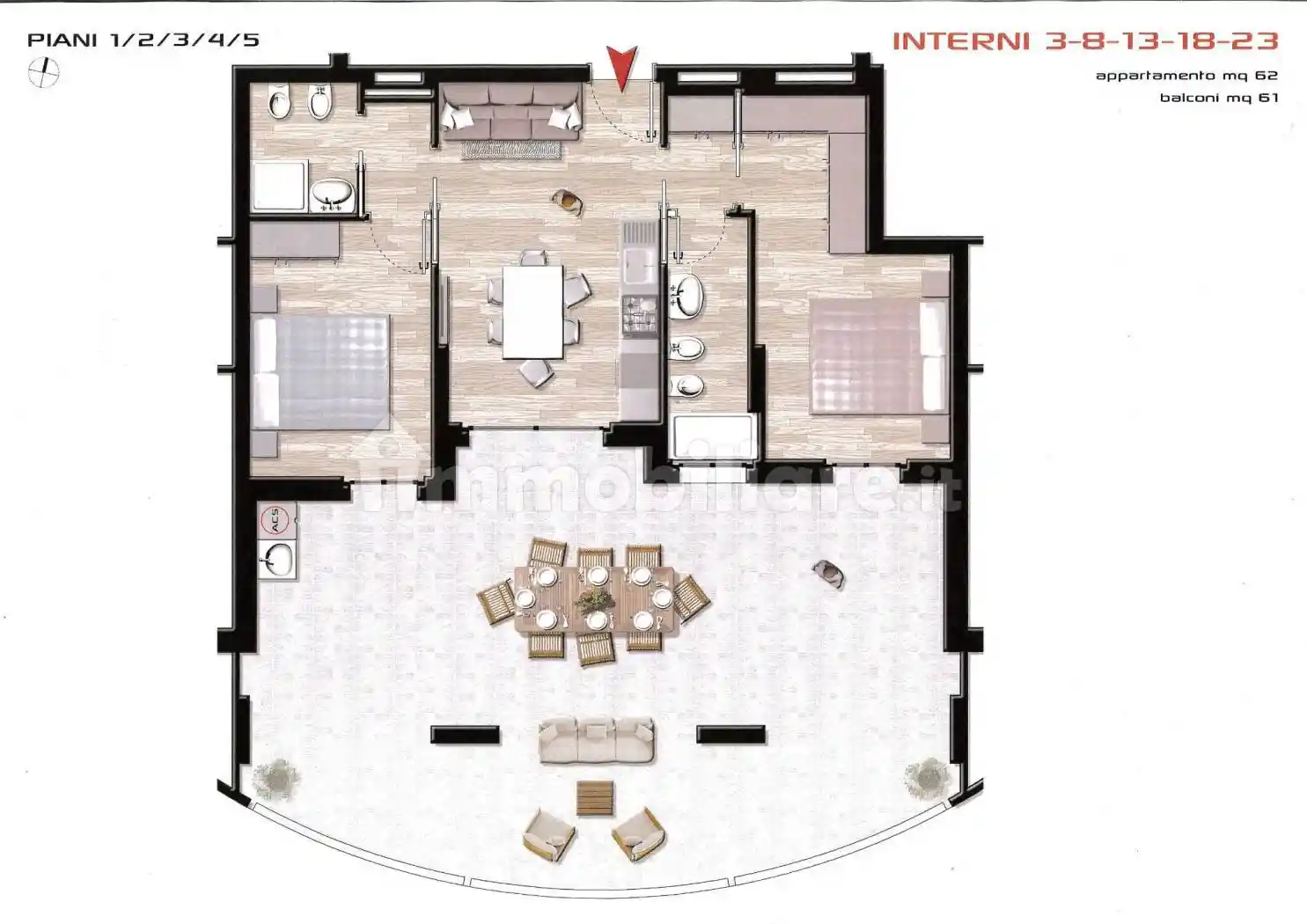 Trilocale via Rodi, Centro, Alba Adriatica - foto 4