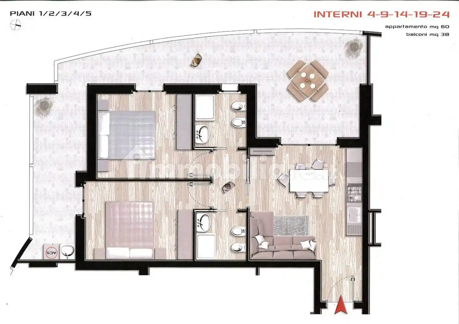 Trilocale via Rodi, Centro, Alba Adriatica - foto 5