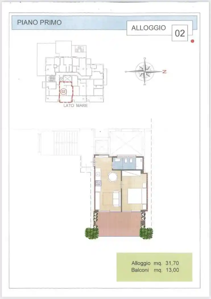Bilocale viale Guglielmo Marconi 28, Lungomare Marconi, Alba Adriatica - foto 3