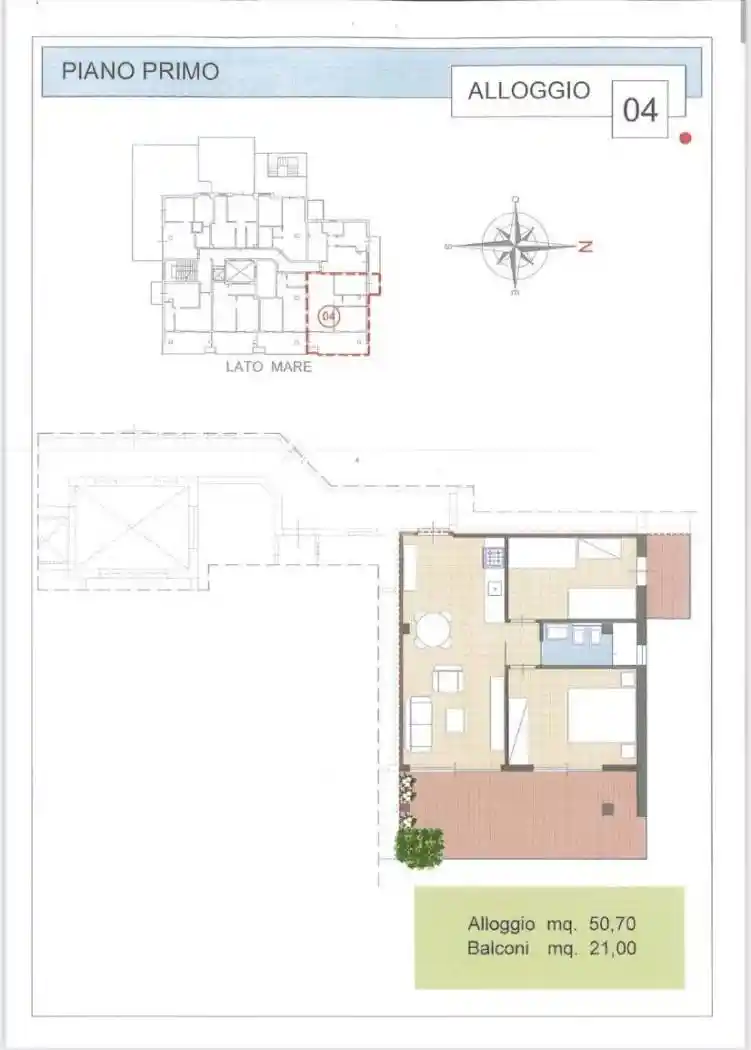 Bilocale viale Guglielmo Marconi 28, Lungomare Marconi, Alba Adriatica - foto 5