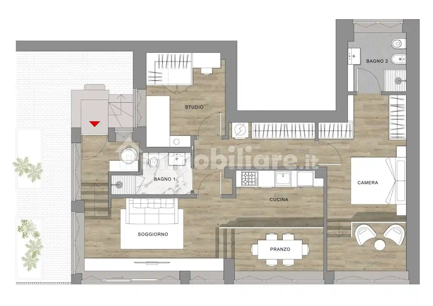 Appartamento in affitto a Milano