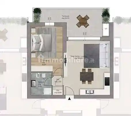 Bilocale via Giambattista Vico, Marebello, Rimini - foto 2