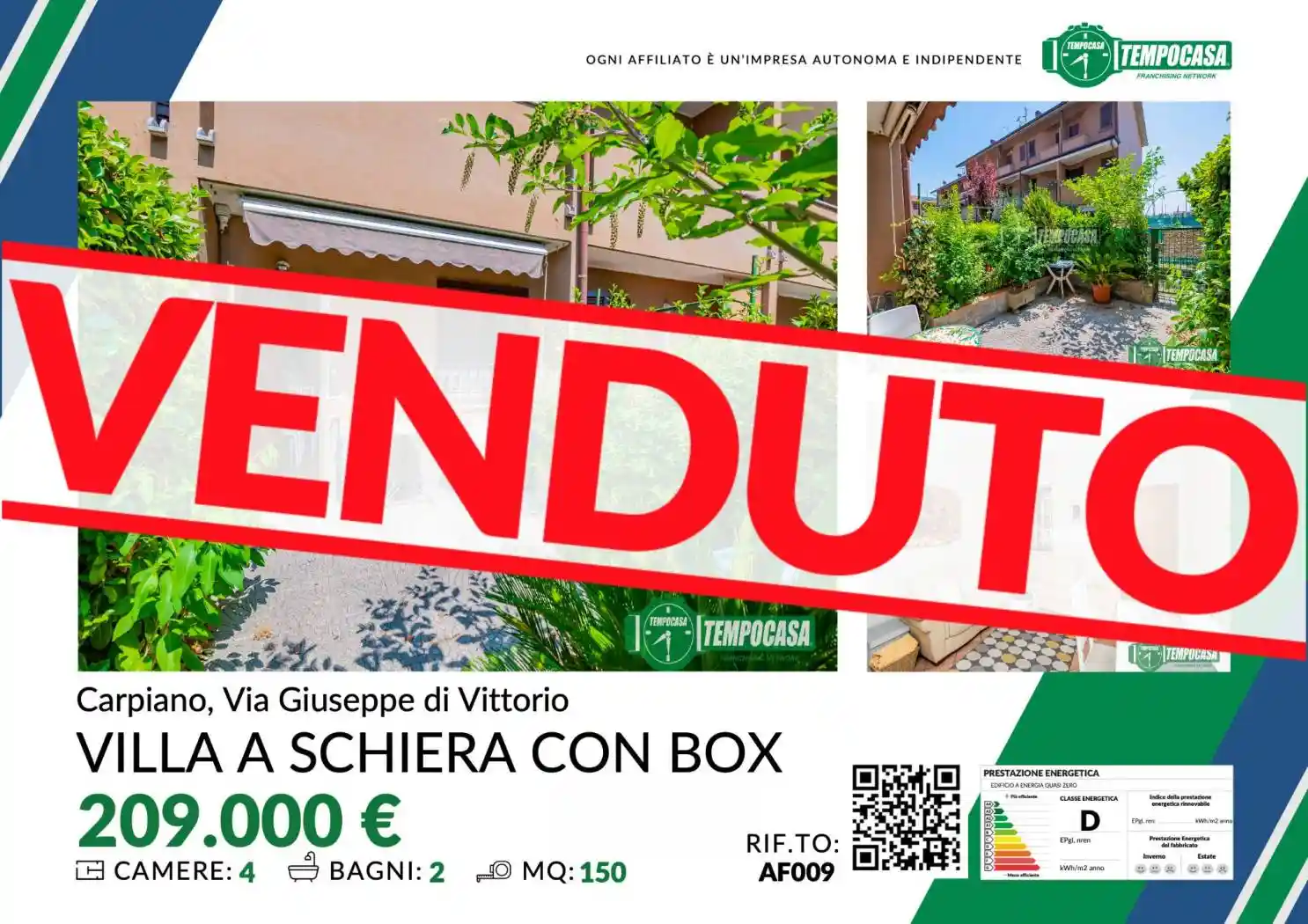 Villetta a schiera in vendita a Carpiano