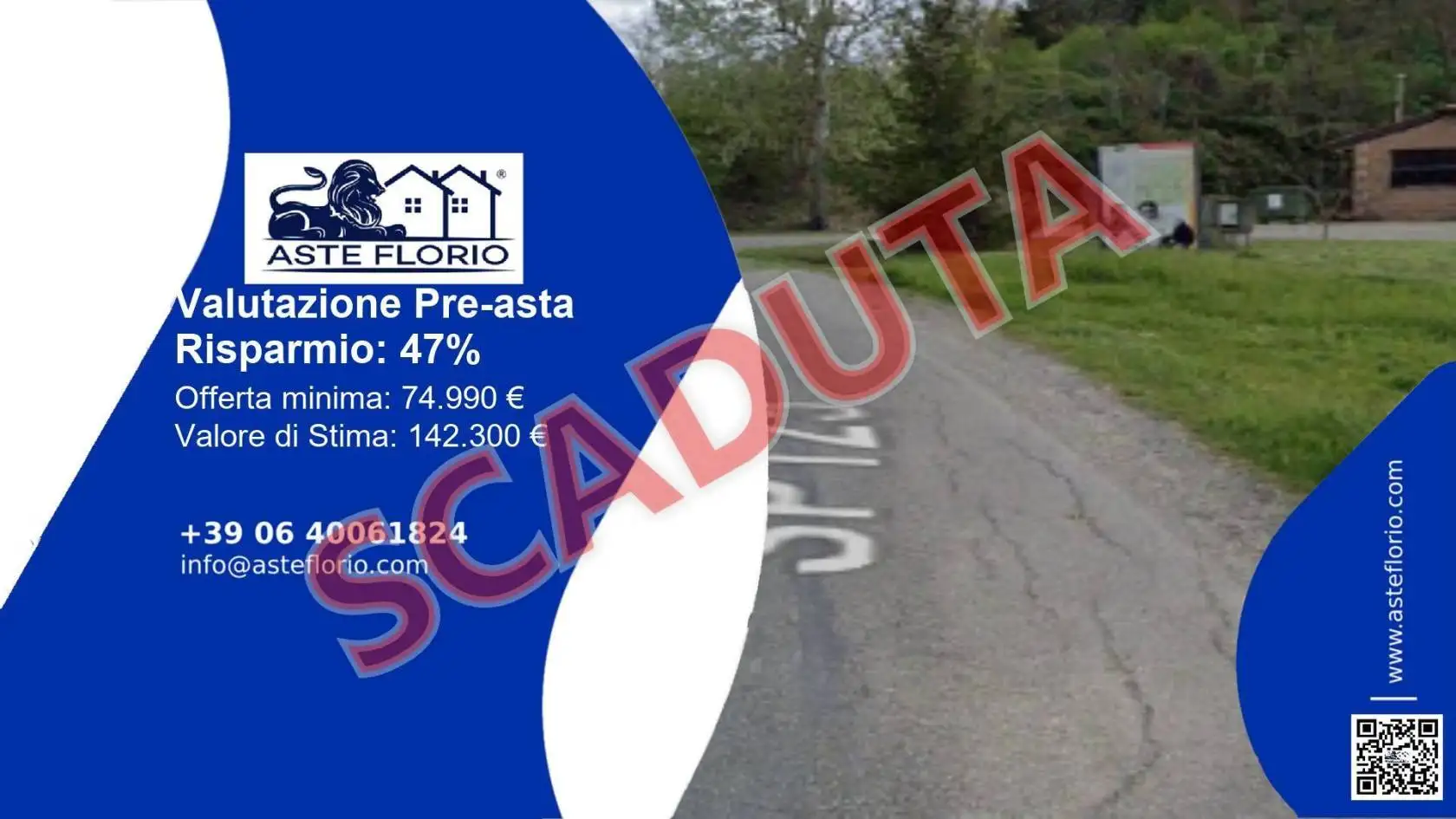 Villa in asta a Avolasca