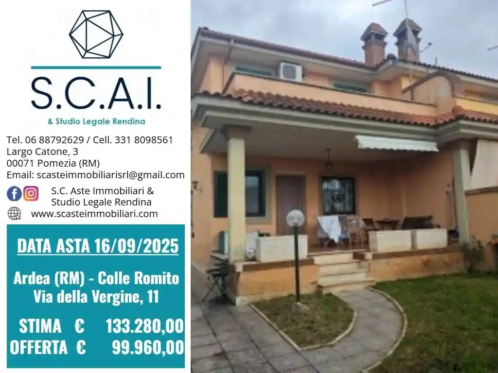 Villetta a schiera in vendita a Ardea