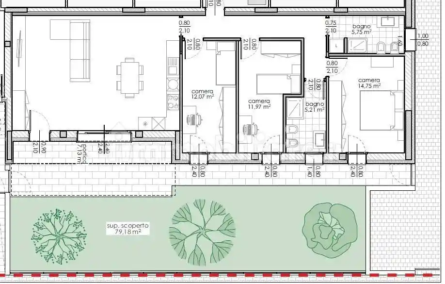 Appartamento in vendita a Martellago