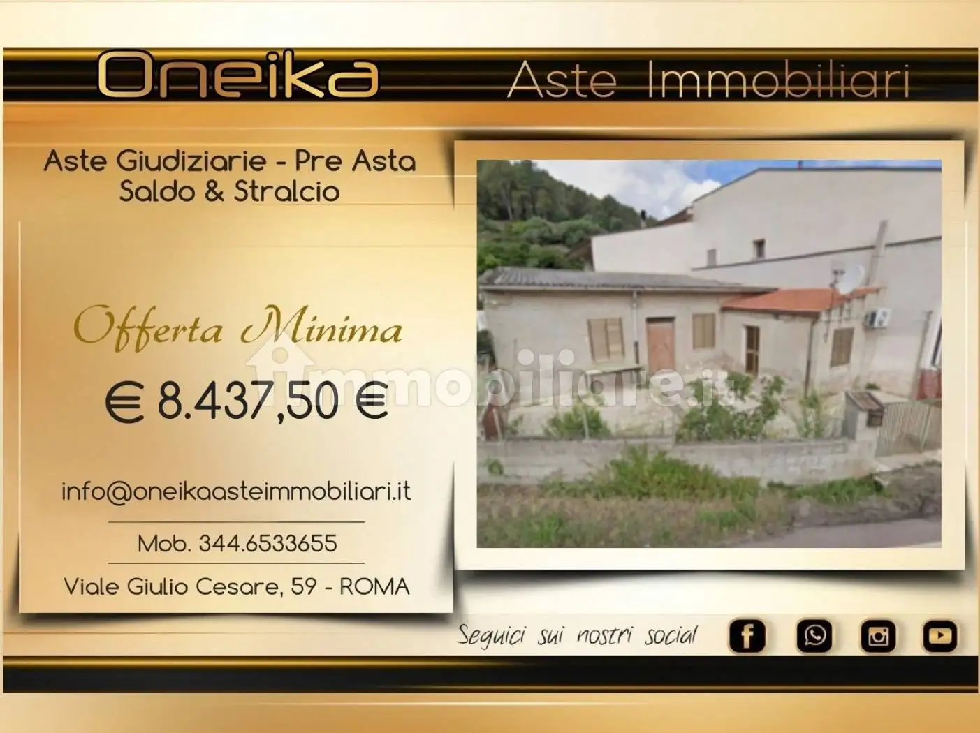 Appartamento in asta a Osilo