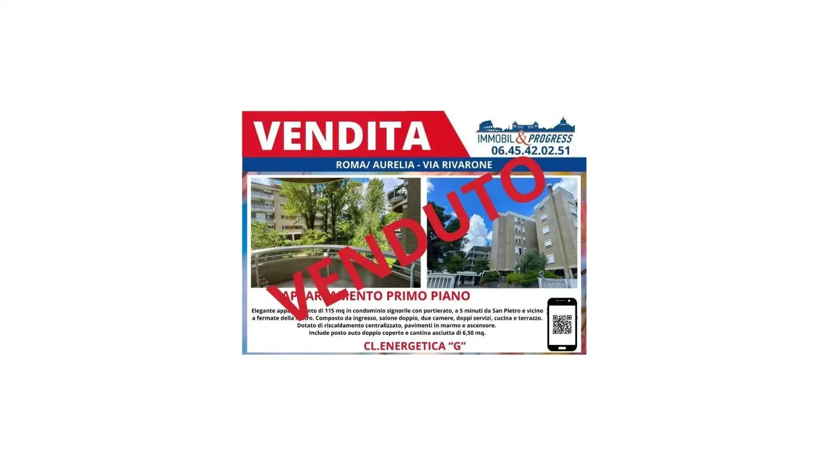 Appartamento in vendita a Roma