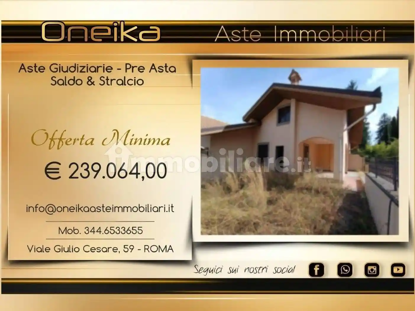 Villa in vendita a Rocca di Papa