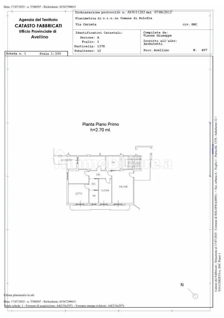 Appartamento in vendita a Solofra