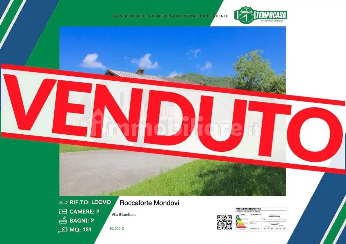 Villa in vendita a Roccaforte Mondovì