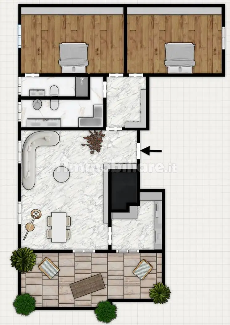 Penthouse - Attic in vendita a Milan