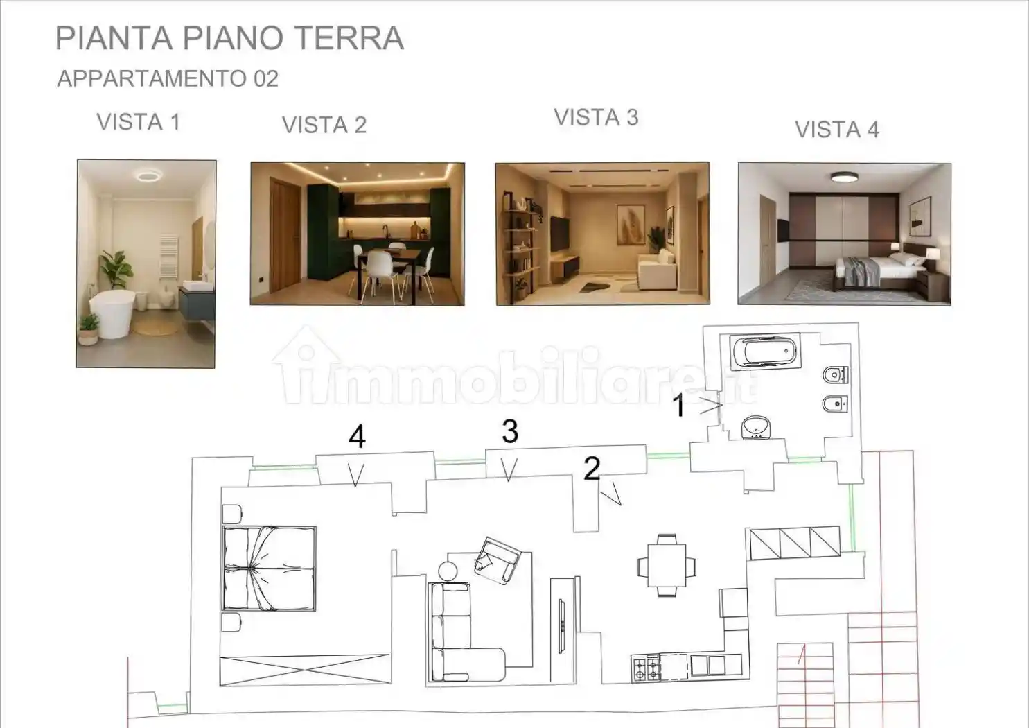 Appartamento in vendita a Vetralla