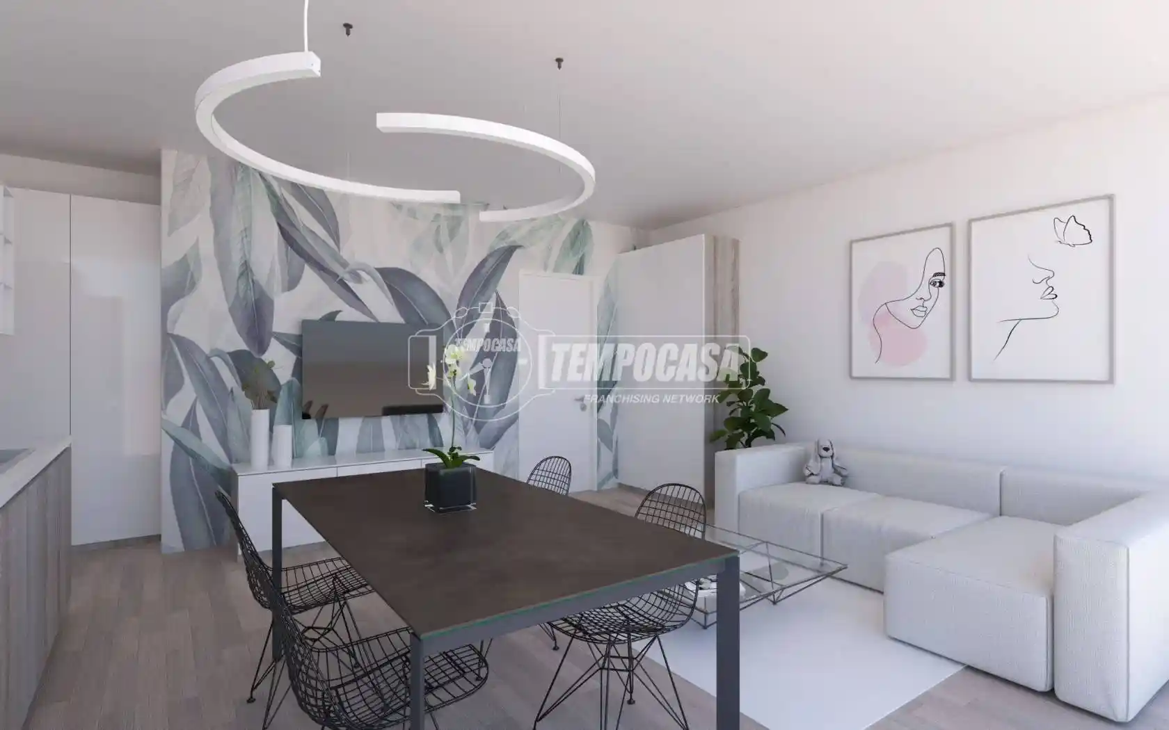 Trilocale via Papa Pio XI 75, Monte Olimpino, Como - foto 2