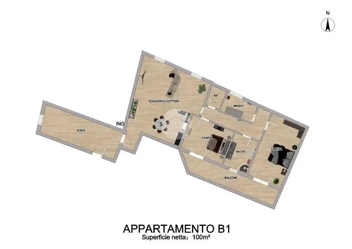 Appartamento in vendita a Villongo