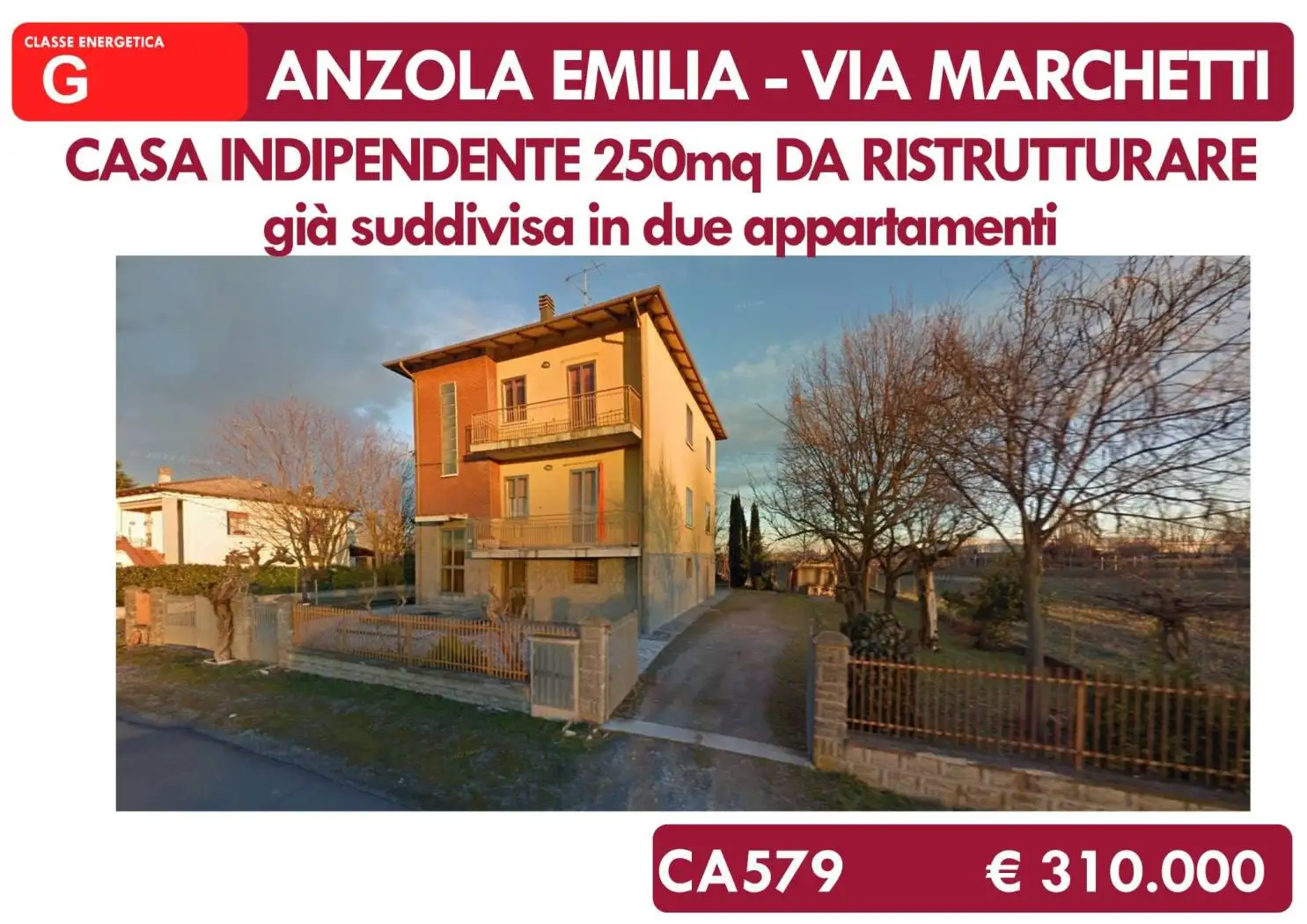 Villa in vendita a Anzola dell'Emilia