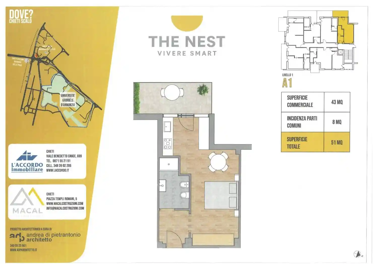 Bilocale viale dell'Unità d'Italia 2, Chieti Scalo, Chieti - foto 5
