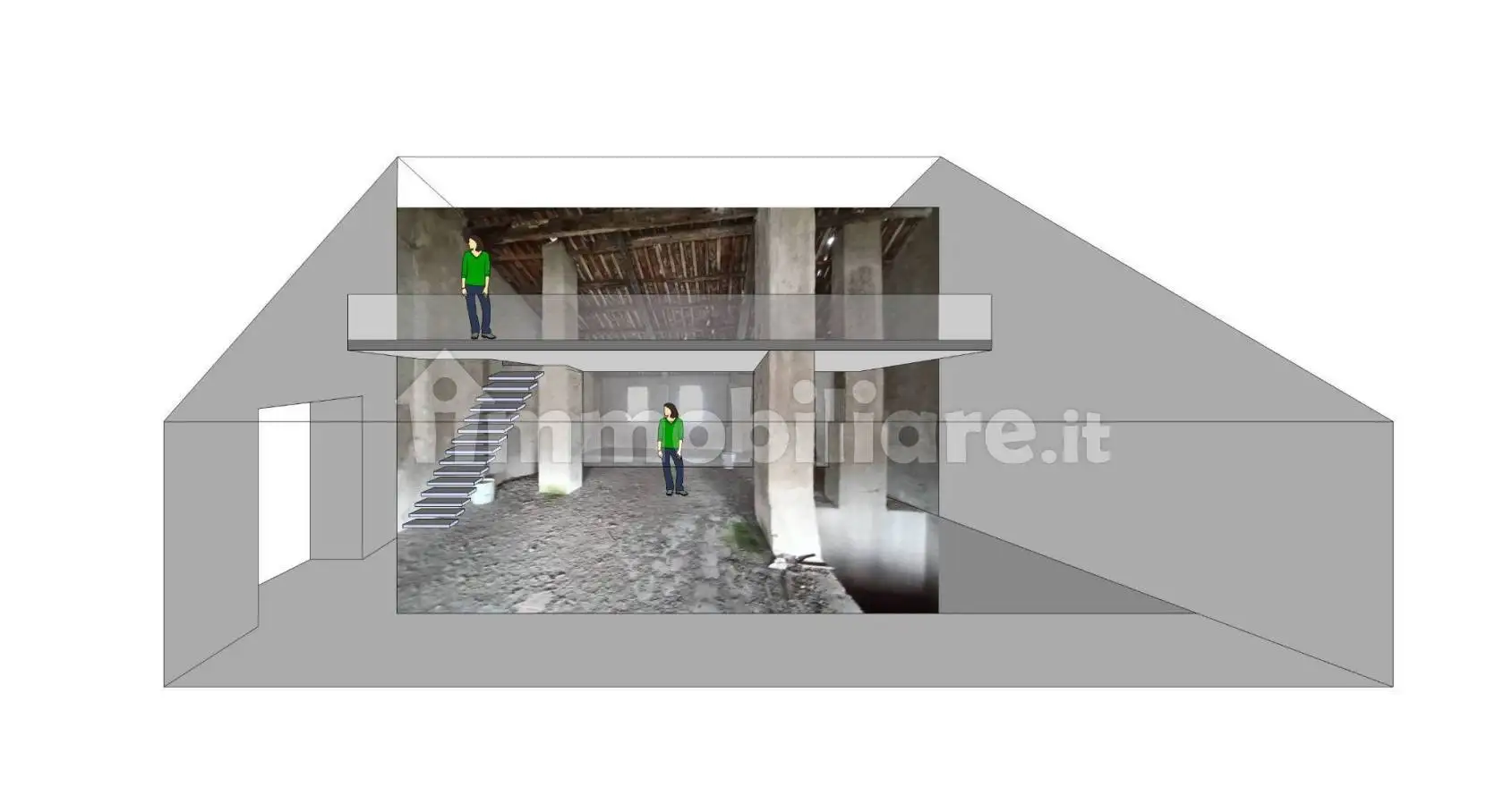 Loft, ottimo stato, su più livelli, Burolo - foto 3