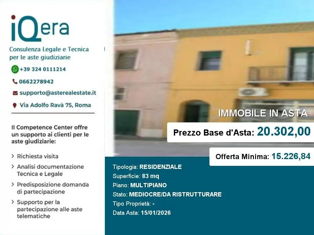 Appartamento in asta a Rotello