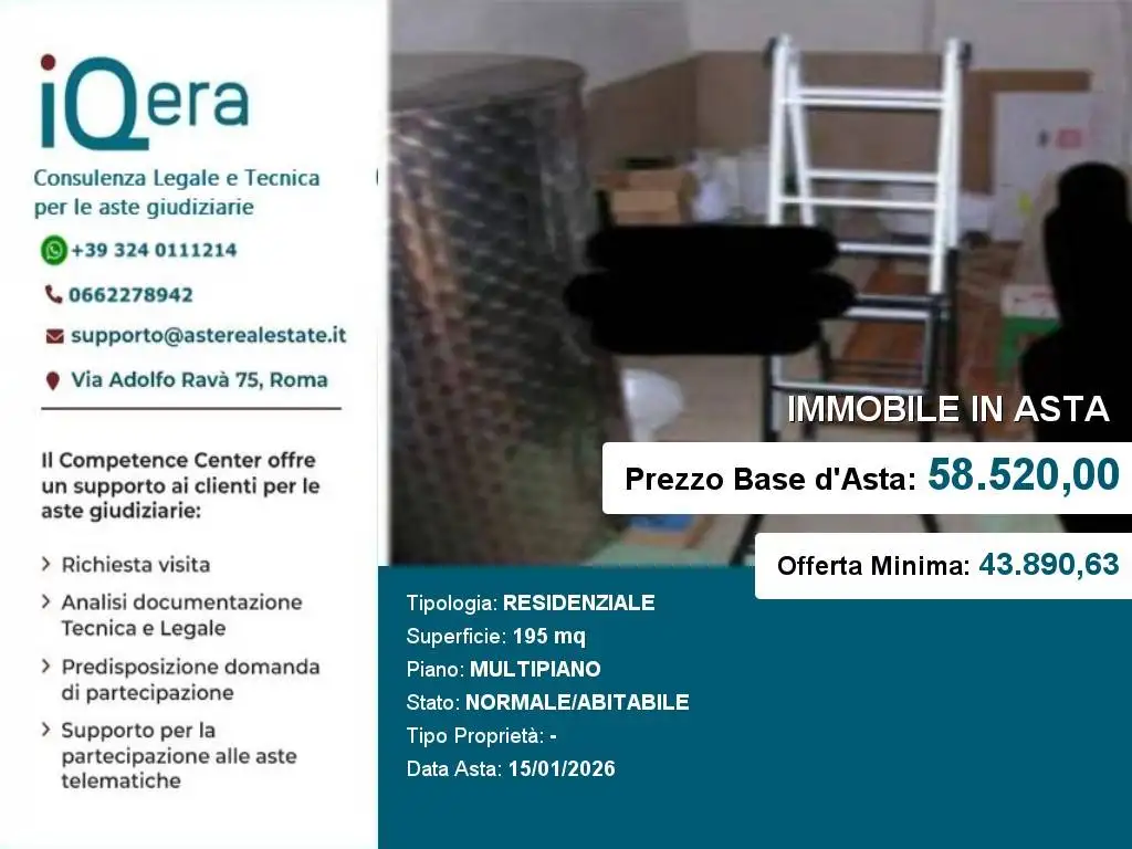 Appartamento in asta a Rotello