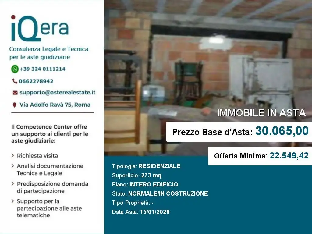 Appartamento in asta a Rotello