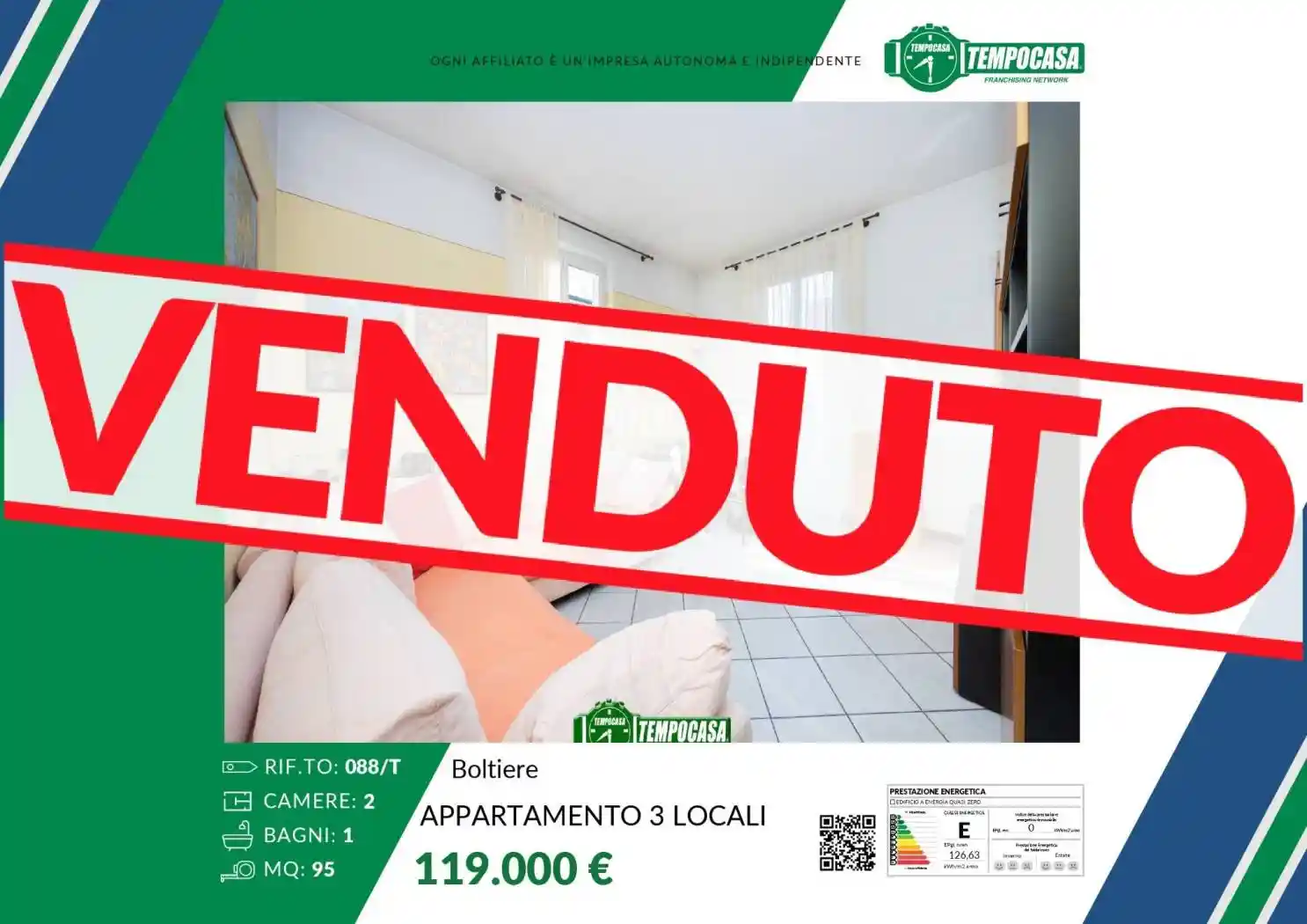 Appartamento in vendita a Boltiere